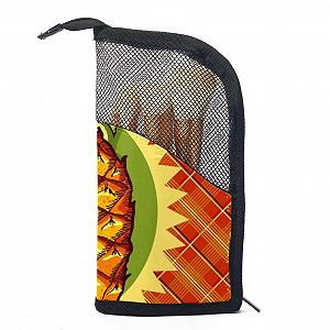 Набор кистей для макияжа в органайзере Vintage Sommer Ananas, 12 шт. - Фото 1