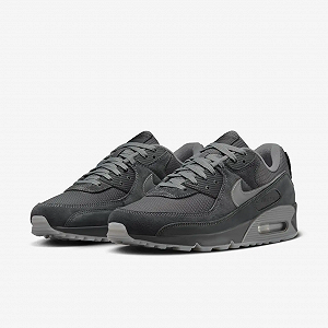 Кроссовки Nike Air Max 90 Anthracite / Light Smoke Grey / Black Размер 41 - Фото 1