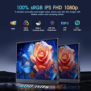 Монитор портативный 15.6" MOMODS GS156CM2-B Full HD IPS 60 Гц цена на synthetic.ua - Фото 1 Монитор портативный 15.6" MOMODS GS156CM2-B Full HD IPS 60 Гц synthetic.ua - Фото 1