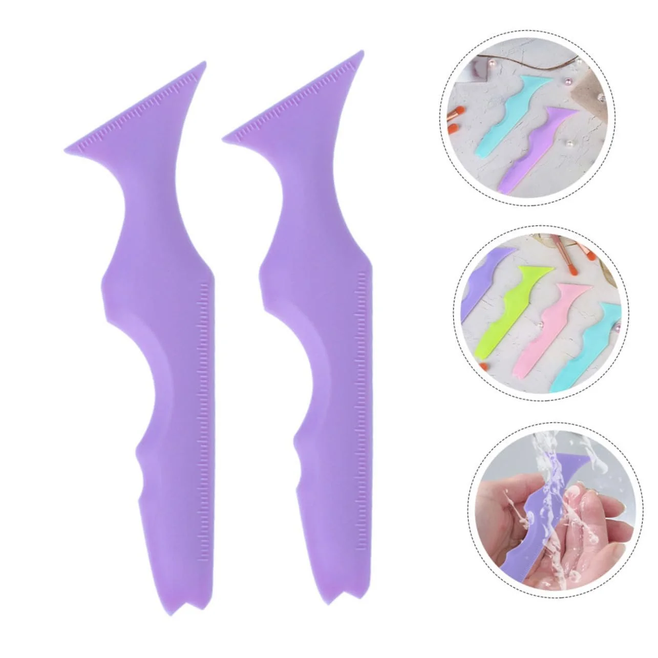 Трафареты для подводки Housoutil 2шт, фото №6