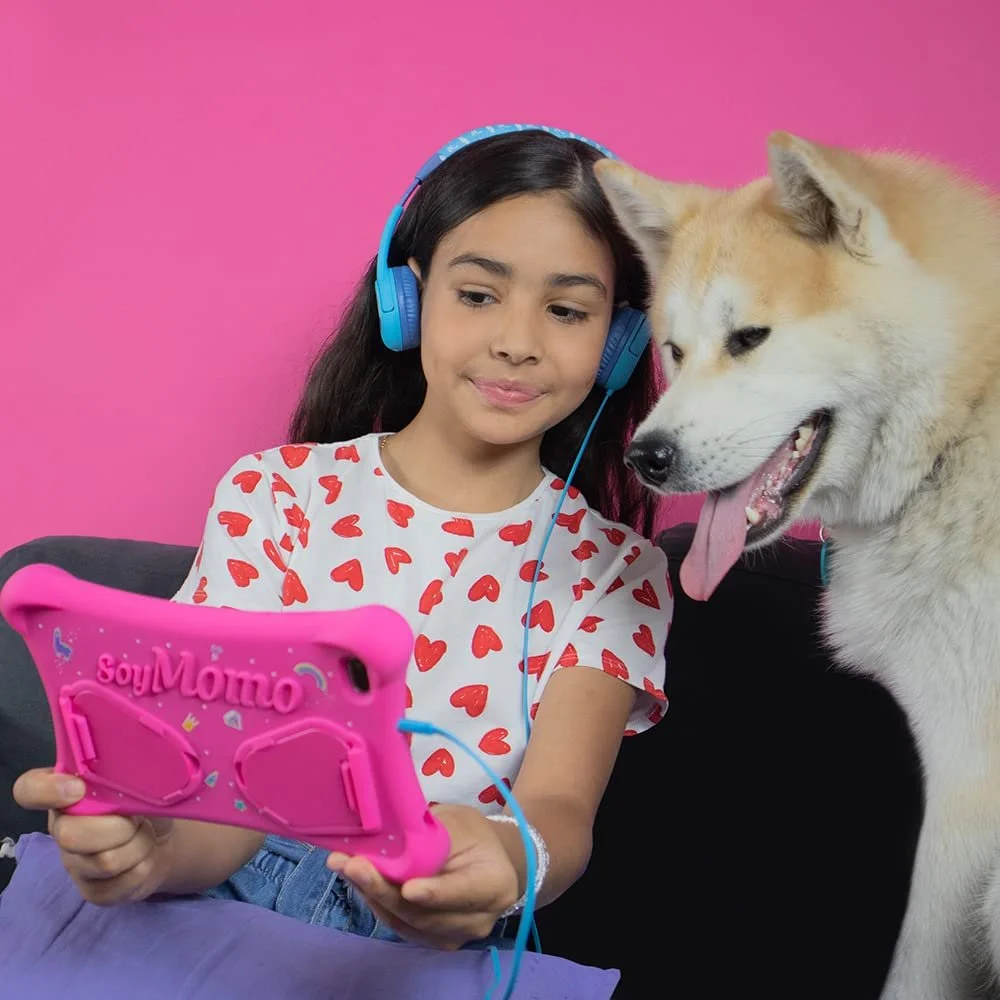 Планшет SoyMomo Lite 3.0 7" 32GB 2GB RAM 3000mAh с силиконовым чехлом Pink, фото №5