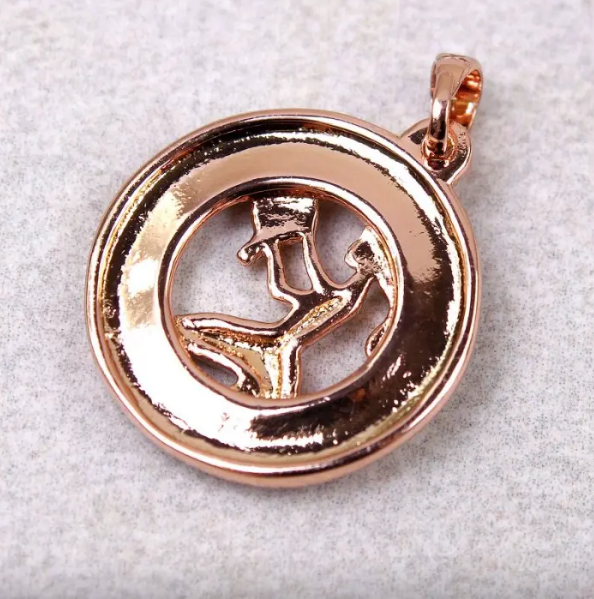Кулон знак зодіаку Діва позолочений, витончена жіноча підвіска, фото №5