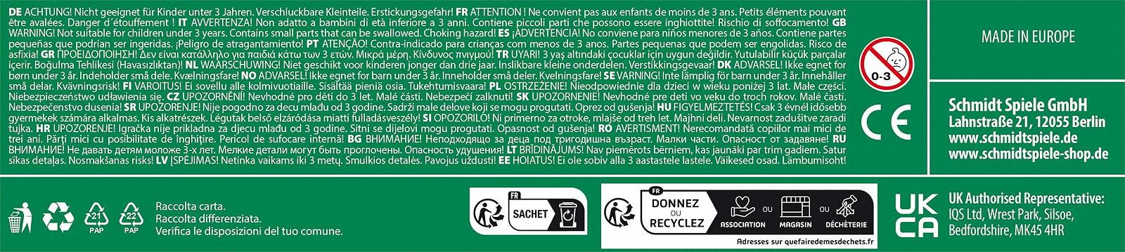 Пазл Schmidt Spiele Animals in the Garden 56573 60 элементов Травяной картон, фото №2