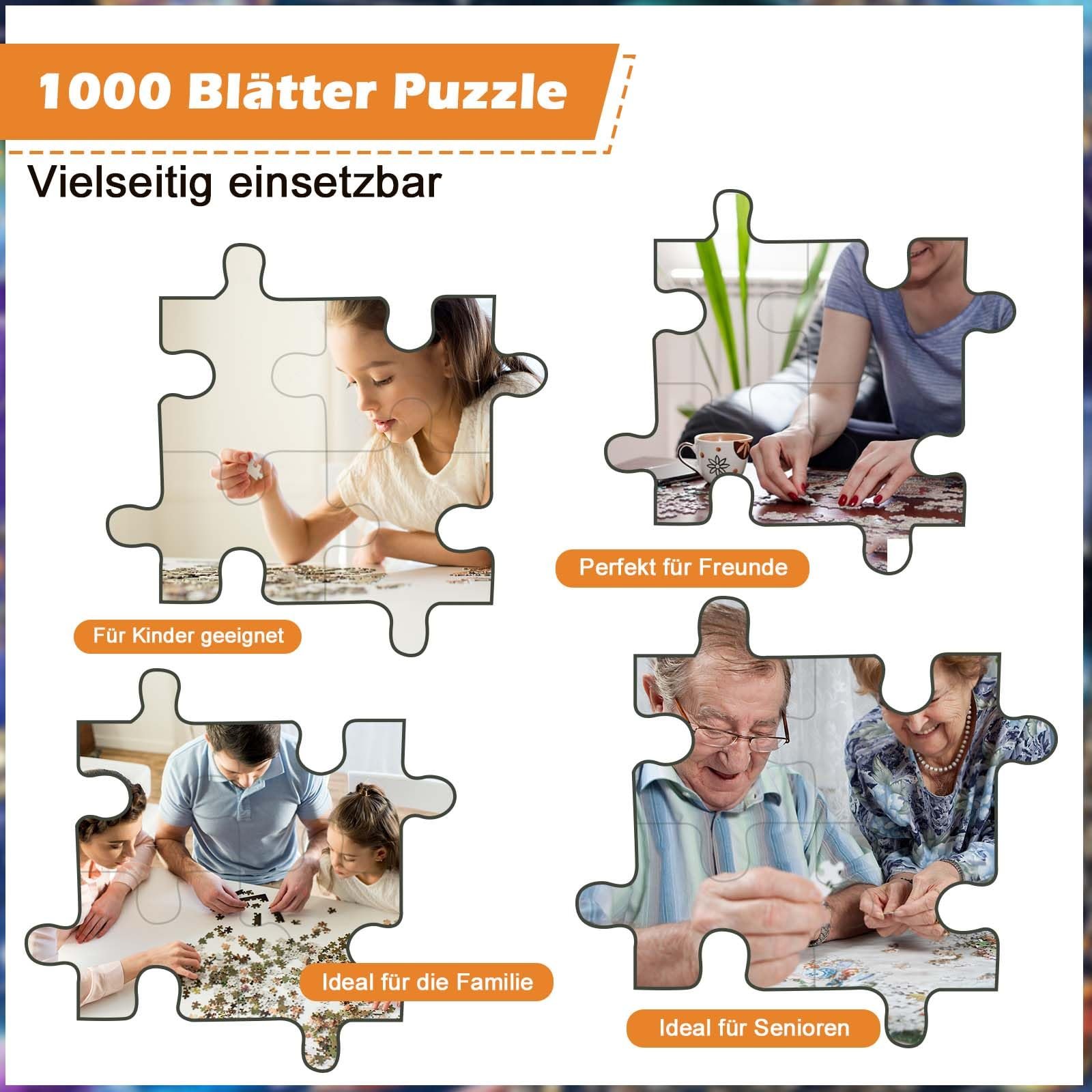 Класичний пазл Acrylic Jigsaw Nature Motif 1000 елементів 20 x 25 см, фото №5