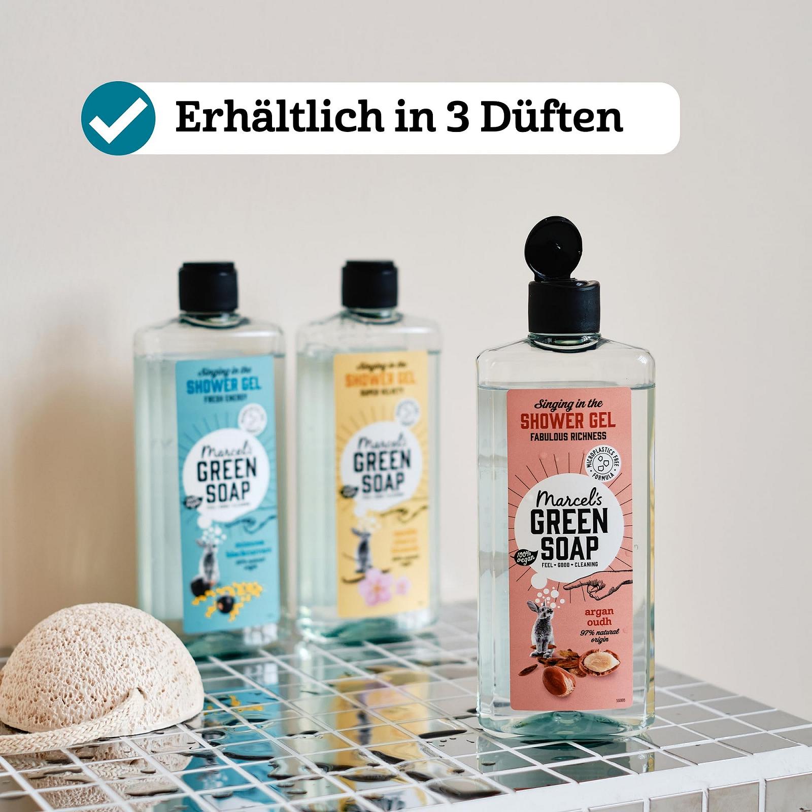 Гель для душа Marcel's Green Soap Mimosa & Blackcurrant 99% Biodegradable Vegan, фото №7 Гель для душа Marcel's Green Soap Mimosa & Blackcurrant 99% Biodegradable Vegan, фото №7