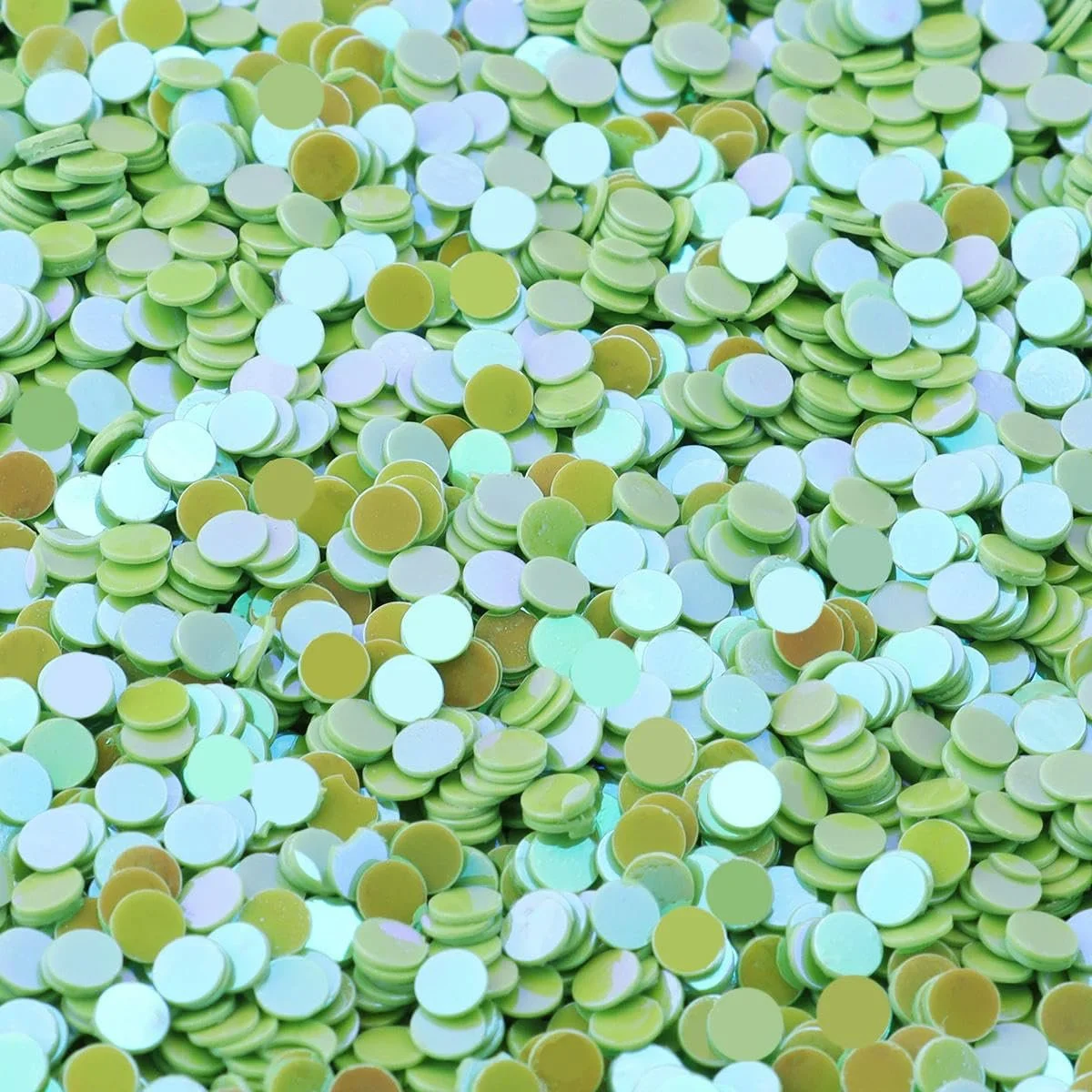 Блестки Рассыпные 3 мм Зеленый 30 г, фото №1