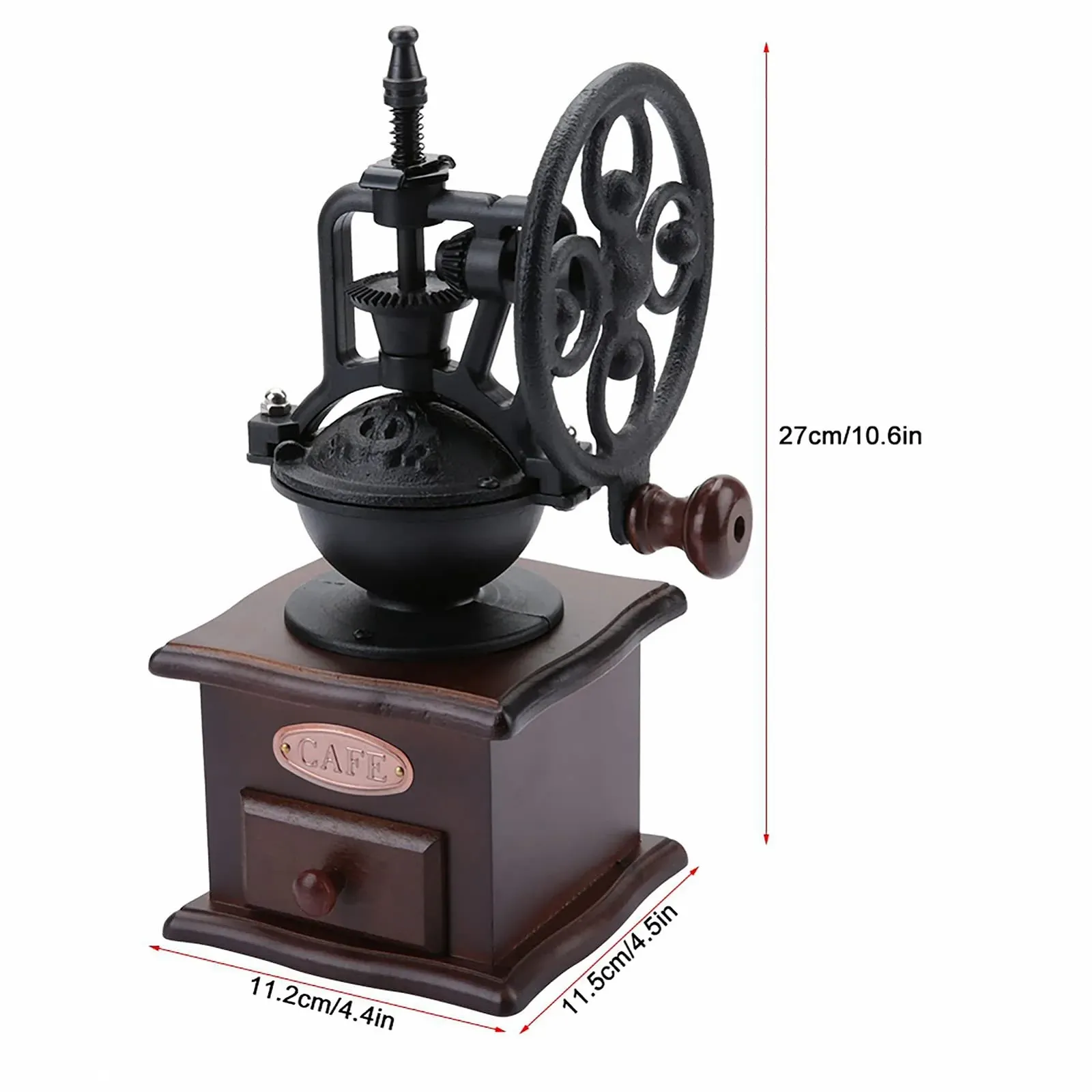 Кофемолка Bow Боковая ручка Дизайн Bean Shell Регулируемая толщина, фото №5 Кофемолка Bow Боковая ручка Дизайн Bean Shell Регулируемая толщина, фото №5