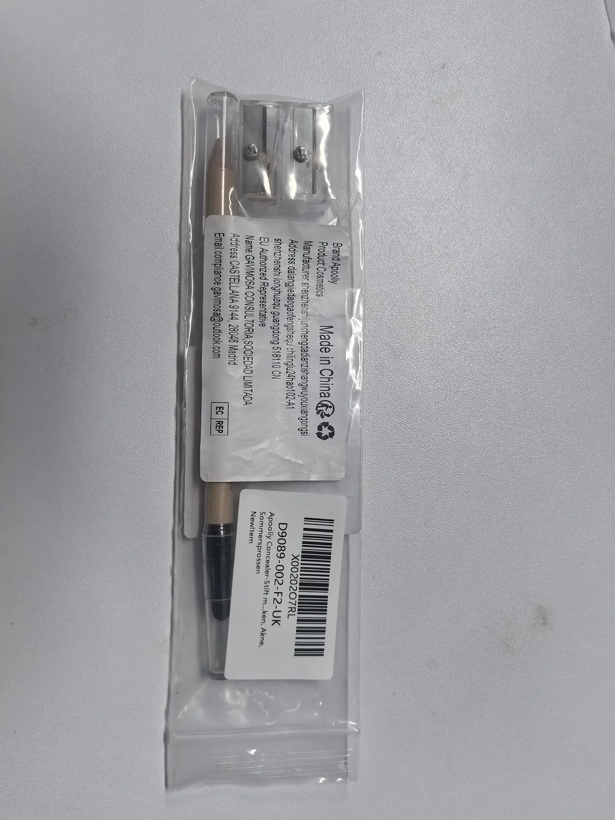 Олівець-консилер Apooliy з точилкою Повне покриття Водостійкий для темних кіл, плям, вікових плям, акне, веснянок, фото №7 Олівець-консилер Apooliy з точилкою Повне покриття Водостійкий для темних кіл, плям, вікових плям, акне, веснянок, фото №7