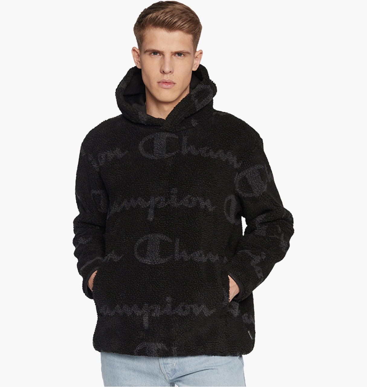 Худі Champion All-Over Script Logo Print S, фото №1