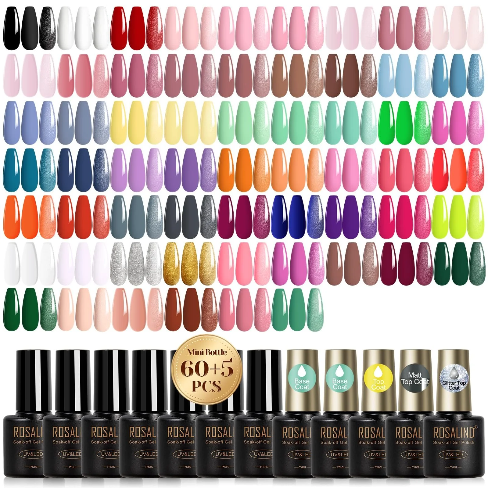 Гель-лак ROSALIND Набір 65 шт, фото №1