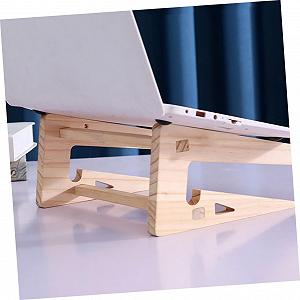 Подставка для ноутбука деревянная BESPORTBLE Регулируемая по высоте Эргономичная Подставка для лучшей осанки Стабильная конструкция synthetic.ua - Фото 1