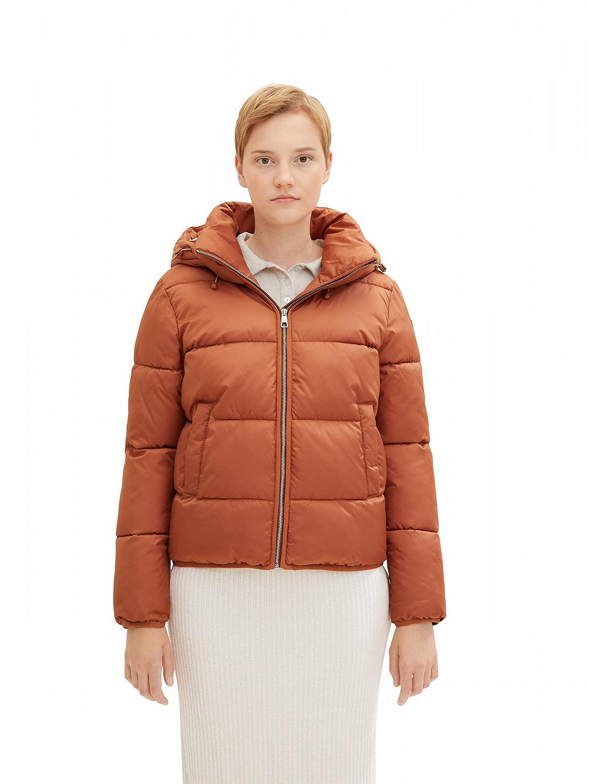 Жіноча куртка TOM TAILOR Denim Puffer з капюшоном, що знімається, фото №5