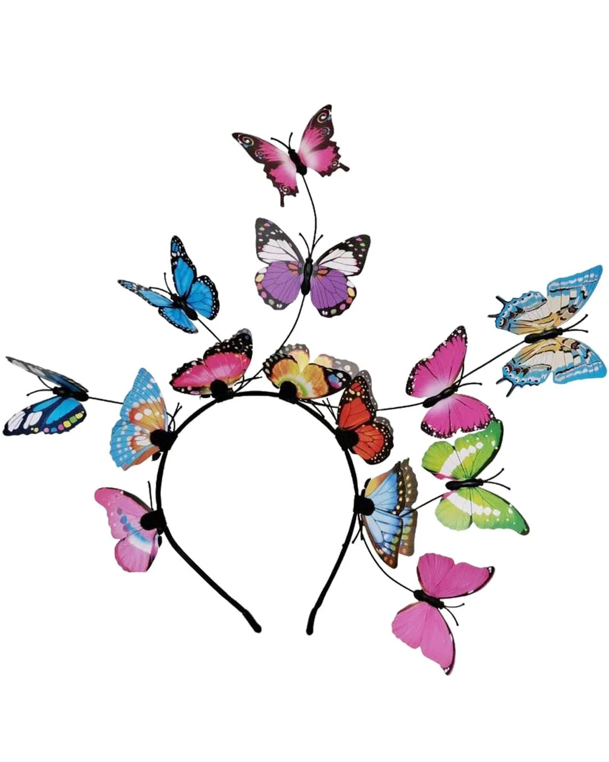 Обруч для волос с бабочками, фото №1
