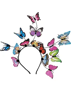 Обруч для волос с бабочками - Фото 1