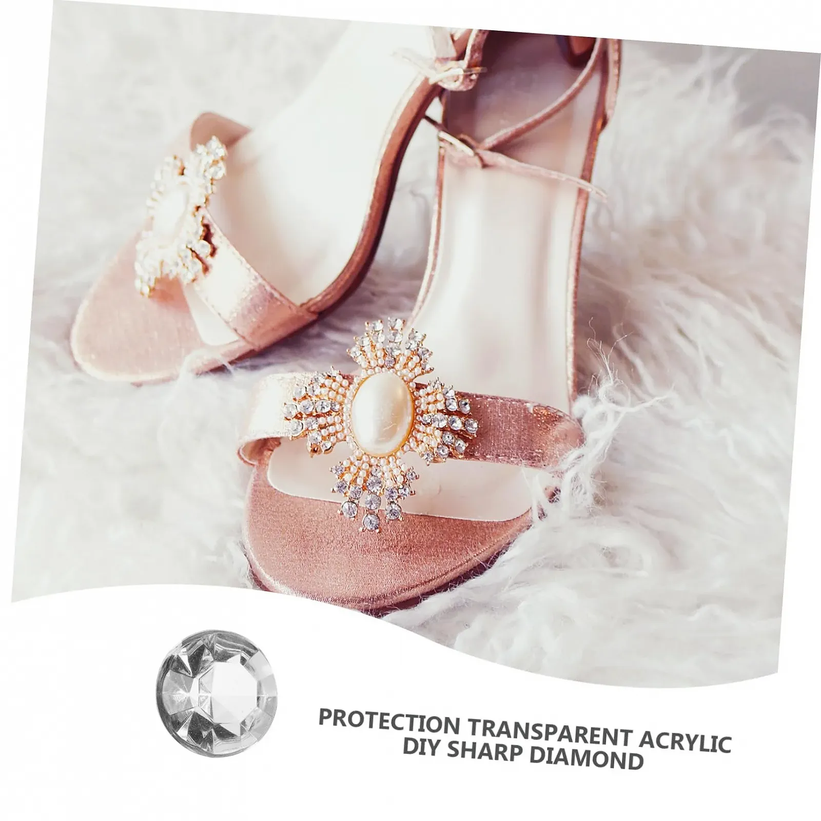 Стразы Акриловые Operitacx 500 штук Прозрачный, фото №6