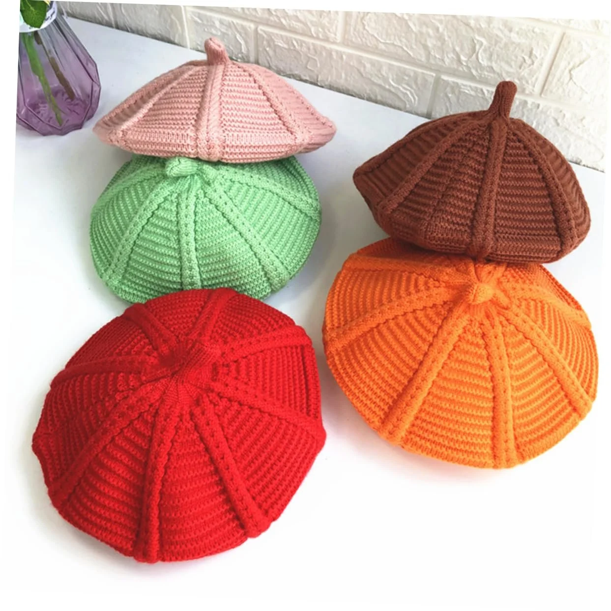 Берет VALICLUD Вовняний Сірий, Розмір M, фото №5