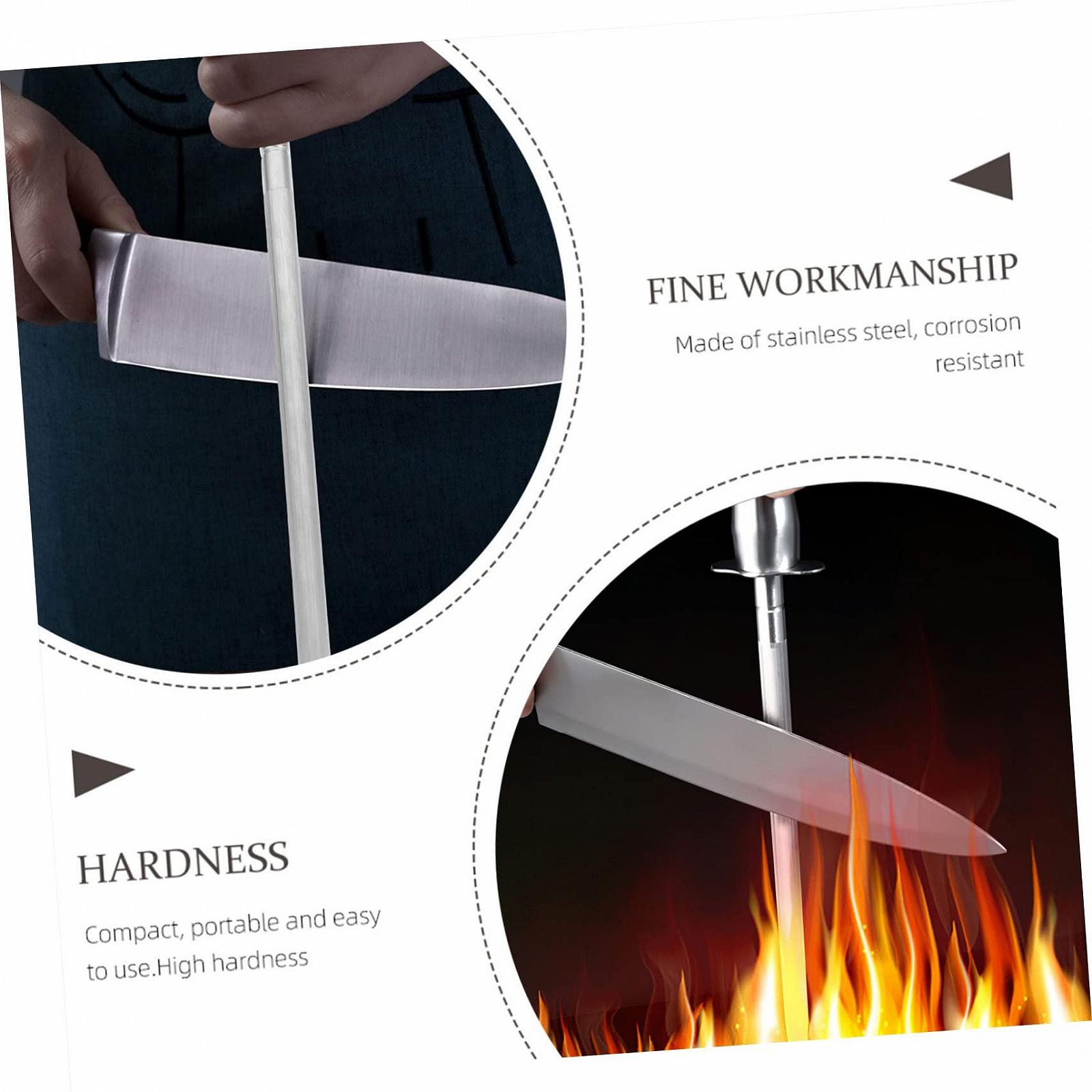 Мусат iplusmile нержавіюча сталь ергономічна ручка для кухонних ножів, фото №8 Мусат iplusmile нержавіюча сталь ергономічна ручка для кухонних ножів, фото №8