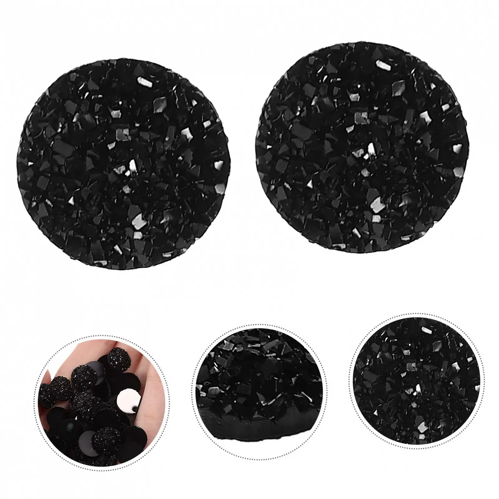 Стрази Healvian 300 шт. Плоскі блискучі прикраси для ювелірних виробів, рукоділля. Високоякісні блискучі кришталеві орнаменти для творчих проєктів, фото №7