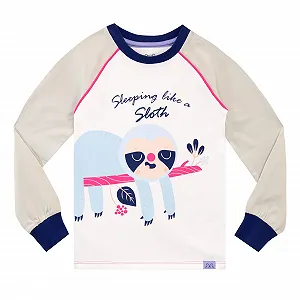 Піжама Harry Bear Slim Fit Sloth для дівчат synthetic.ua - Фото 1