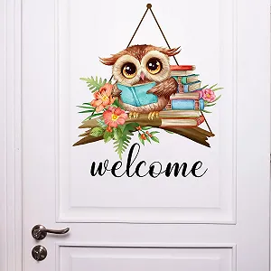 Наклейка на стіну HGDESIGN Owl on Book самоклейна (C) synthetic.ua - Фото 1