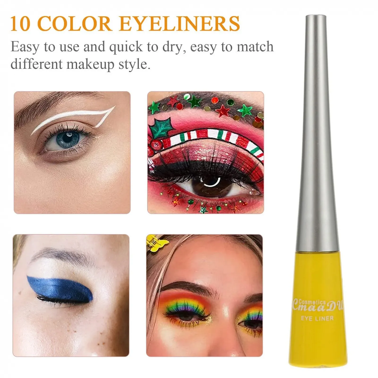 Жидкая Подводка FRCOLOR . Разноцветная Матовая Водостойкая, фото №4