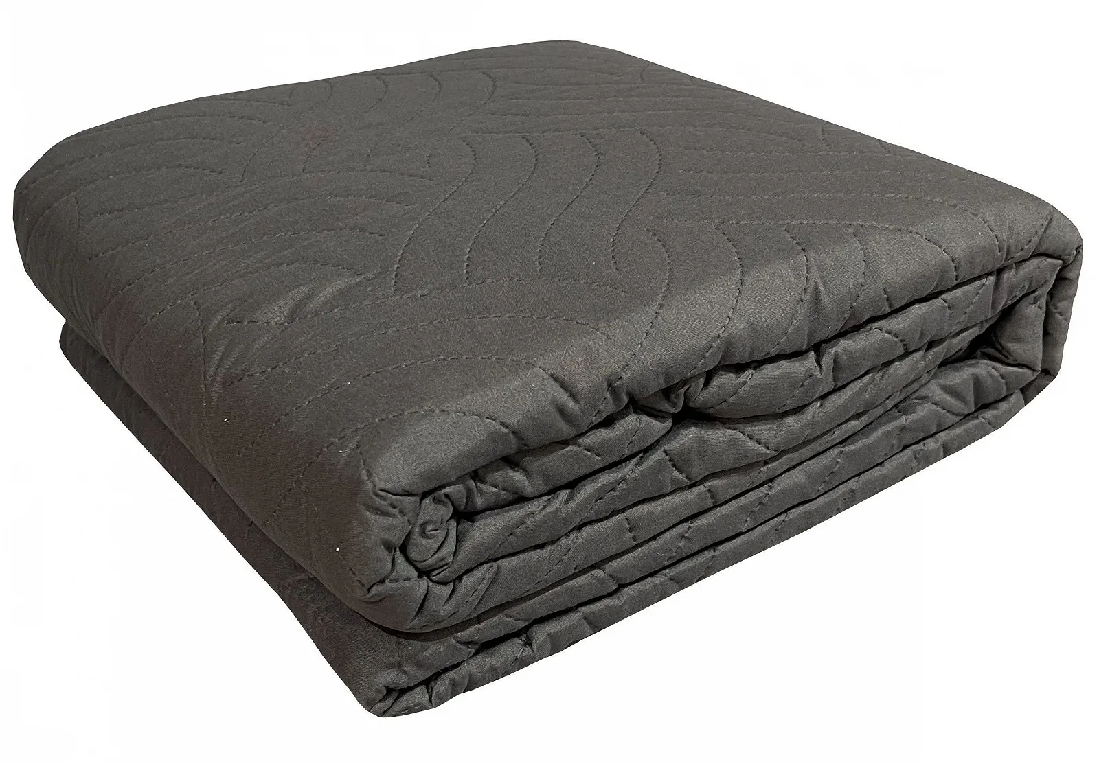 Покривало на ліжко one-home Однотонне 220 x 240 см Антрацит, фото №1