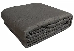 Покривало на ліжко one-home Однотонне 220 x 240 см Антрацит - Фото 1