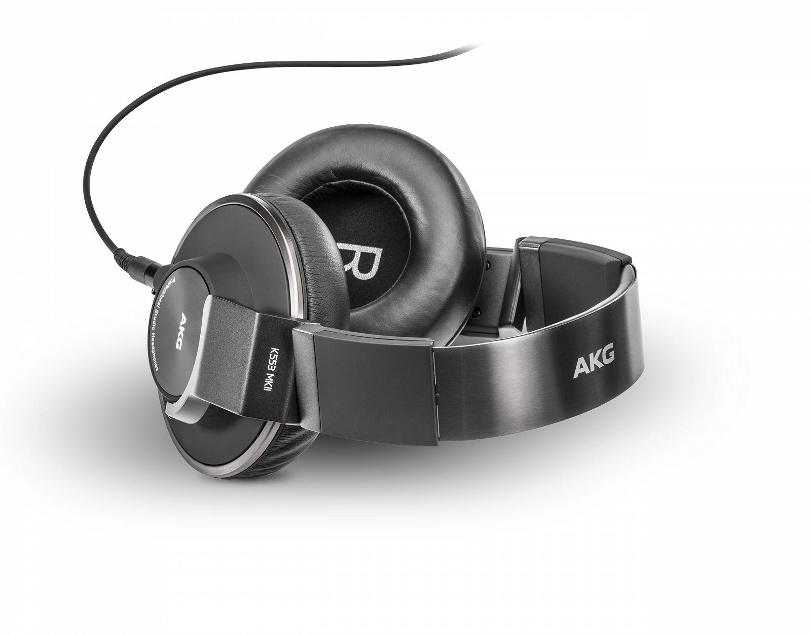 Навушники AKG Pro Audio K553 MKII Over-Ear закрита задня частина, складні студійні Чорний, фото №5