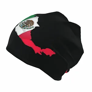 Шапка LOUJIN Mexico Flag Map Slouchy для хлопчиків, тепла в'язана, один розмір synthetic.ua - Фото 1