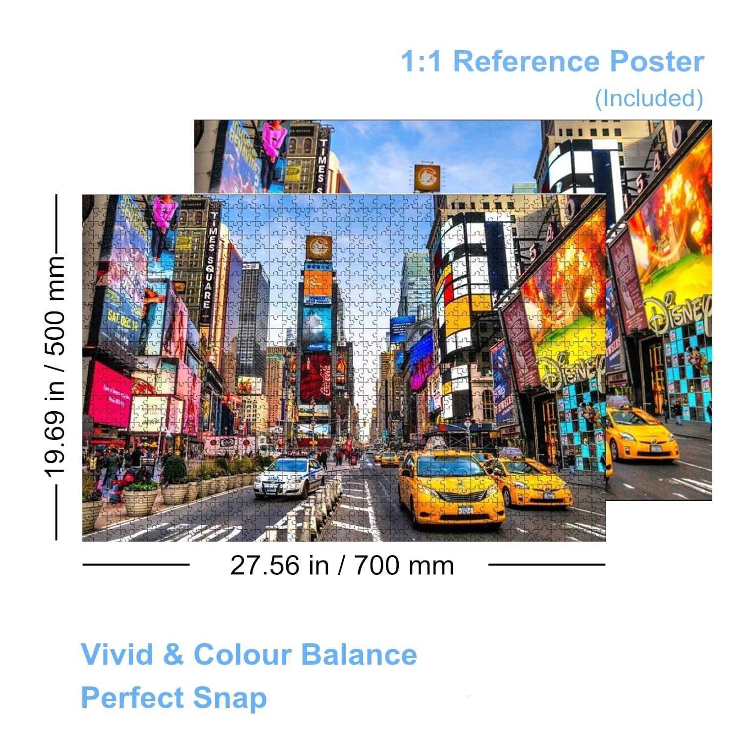 Пазл New York Times Square 1000 деталей 70 x 50 см, фото №5 Пазл New York Times Square 1000 деталей 70 x 50 см, фото №5