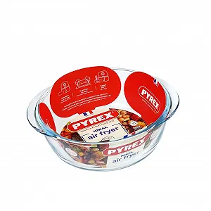 Форма для запекания PYREX Preware 20 сантиметров круглая стеклянная 1 литр synthetic.ua - Фото 1