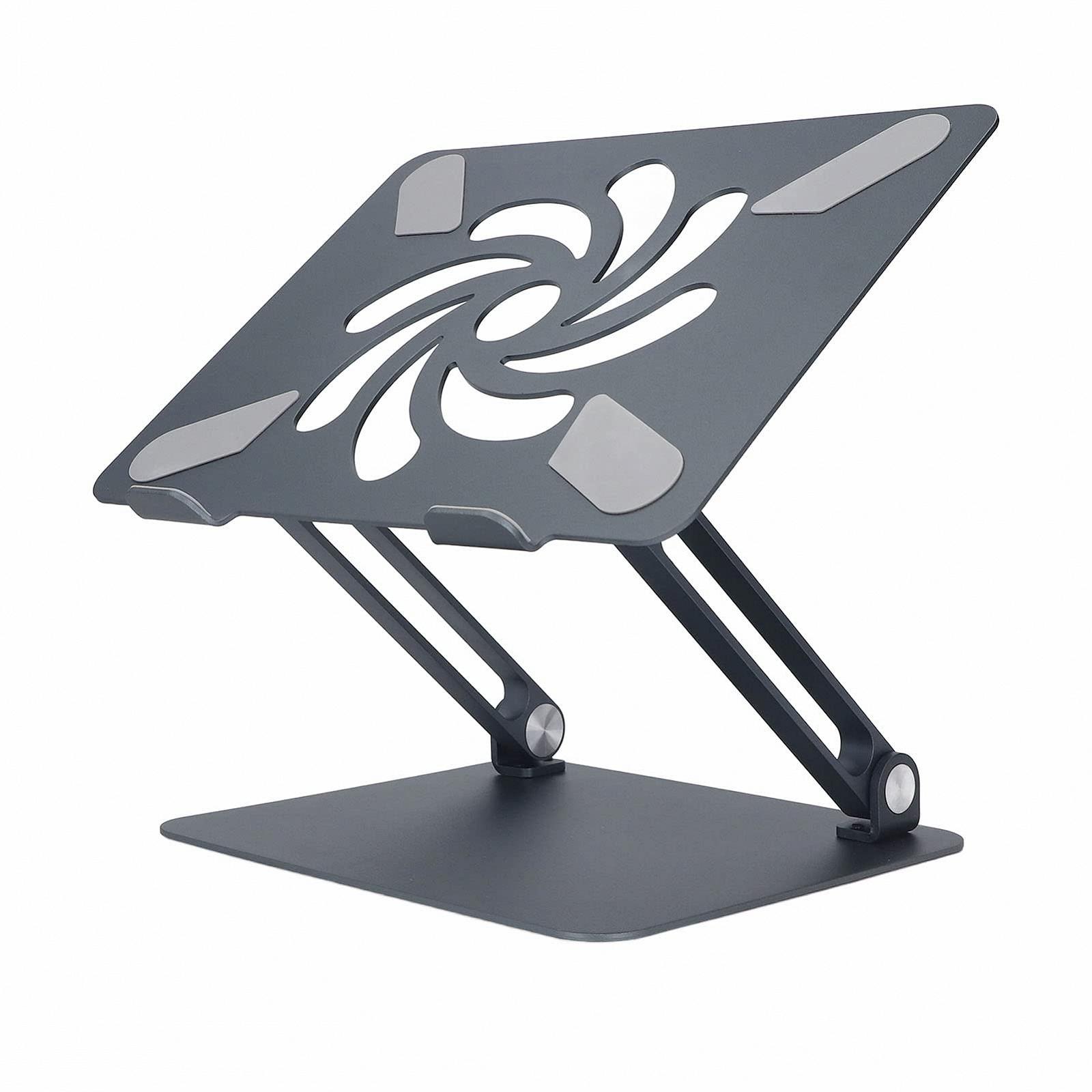 Подставка для ноутбука Tnfeeon, регулируемая, эргономичная, алюминиевый сплав, до 15,6 дюймов, фото №9