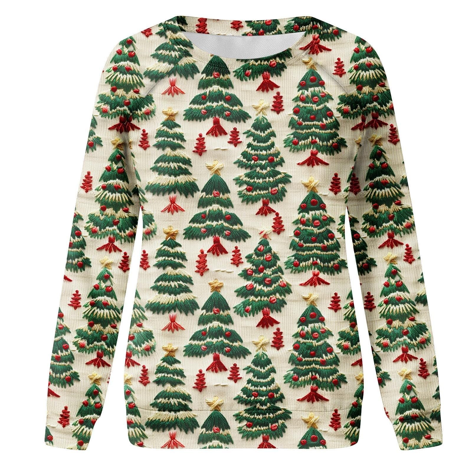Свитшот Ugly Christmas Женский Зимний Рождественский Свитер Funny Christmas Семейный Рождественский Свитер Флис Зимний Теплый, фото №5
