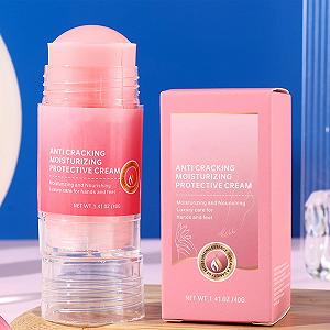 Бальзам для п'ят Живильний пом'якшувальний з масажним роликом 40 мл проти сухої та потрісканої шкіри synthetic.ua - Фото 1