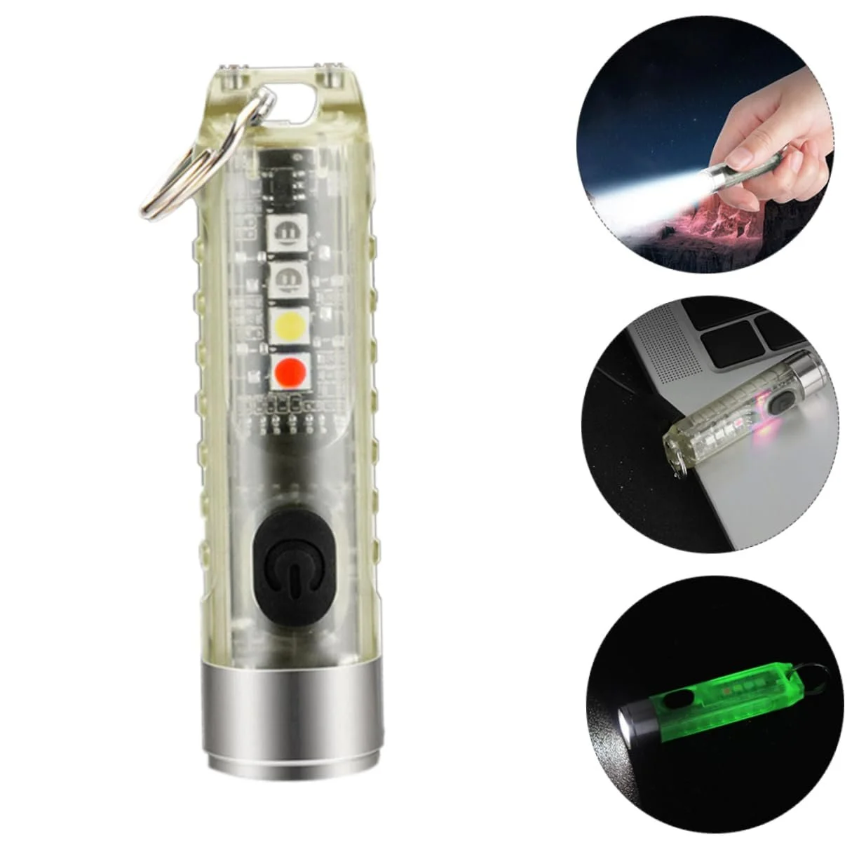 Брелок-фонарик OSALADI 1 комплект Перезаряжаемый фонарик Ручной фонарь Лампочка Портативный фонарик Ручной фонарик Маленький магнитный фонарик, фото №2 Брелок-фонарик OSALADI 1 комплект Перезаряжаемый фонарик Ручной фонарь Лампочка Портативный фонарик Ручной фонарик Маленький магнитный фонарик, фото №2