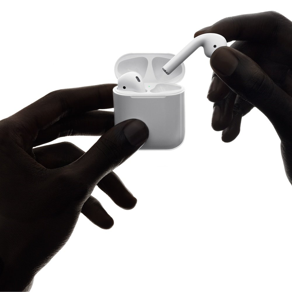 Наушники Apple a1523 AirPods Bluetooth Вкладыши Белый (Восстановленный), фото №4