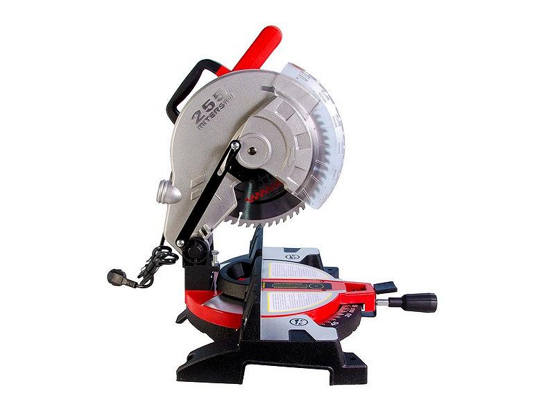 Верстат торцювальний для дерева MPT PROFI 2200 Вт 255х25.4 мм 4500 об/хв платформа 0-45° MMS2503, фото №4