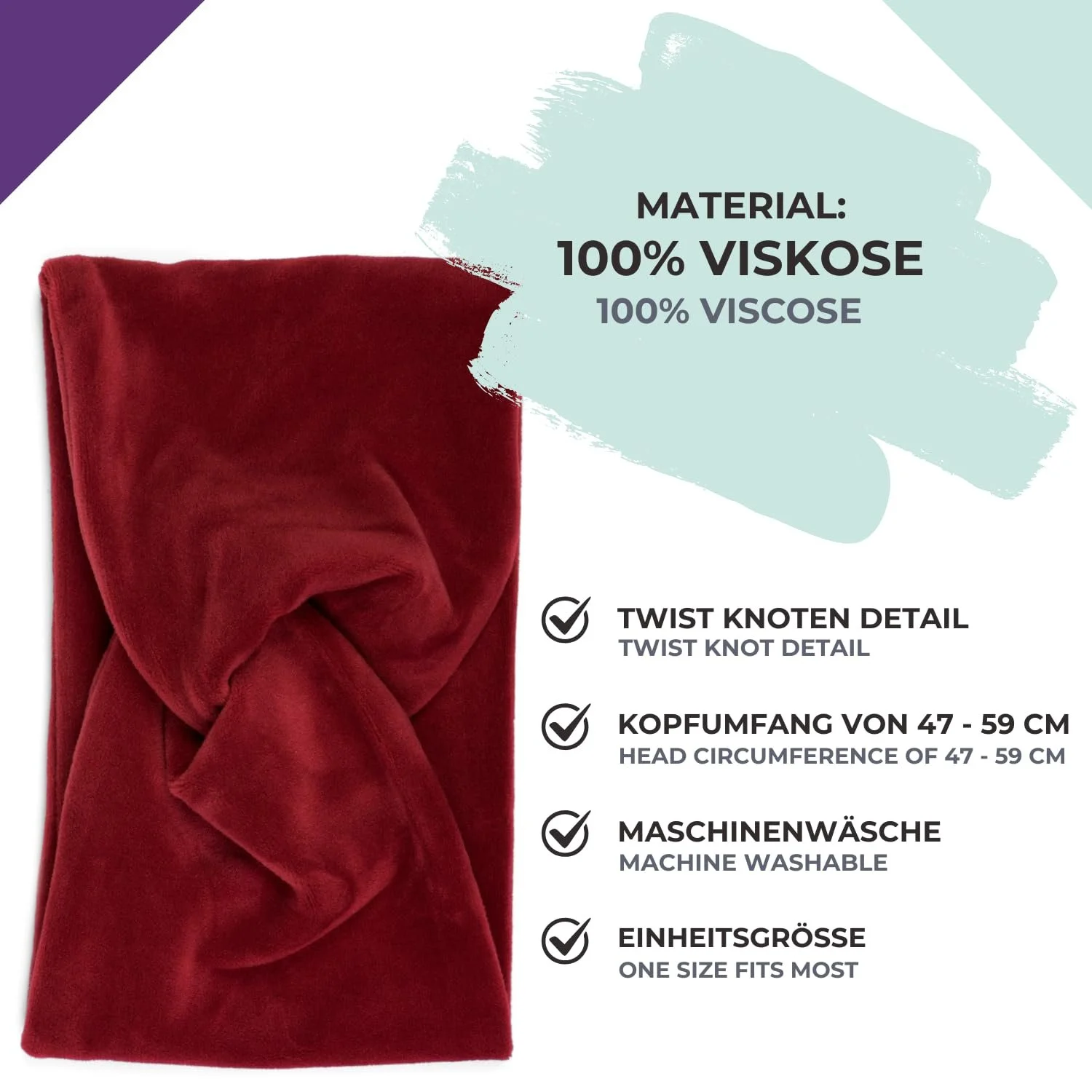 Пов'язка на голову styleBREAKER, фото №5