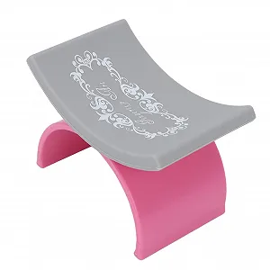 Підставка для рук для манікюру U-подібна Silicone Nail Mat Рожева - Фото 1