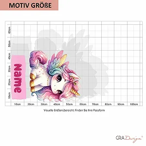 Наклейка на стіну GRAZDesign Єдиноріг 53 x 40 см synthetic.ua - Фото 1