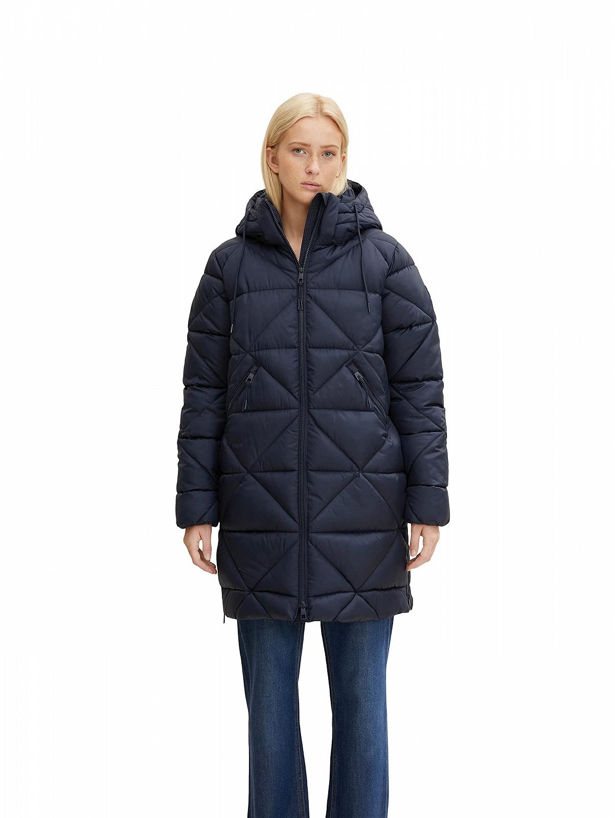 Пуховик TOM TAILOR Denim Жіночий Зимове з капюшоном, фото №1 Пуховик TOM TAILOR Denim Жіночий Зимове з капюшоном, фото №1