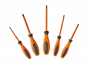 Набір викруток Klein Tools 85006EINS VDE 5 предметів 1000 В ізоляція DIN EN 60900 - Фото 1