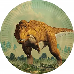 Набір посуду для вечірки Carpeta Dinosaur/T-Rex: тарілки, стакани, серветки, прикраси ціна на synthetic.ua - Фото 1 Набір посуду для вечірки Carpeta Dinosaur/T-Rex: тарілки, стакани, серветки, прикраси synthetic.ua - Фото 1