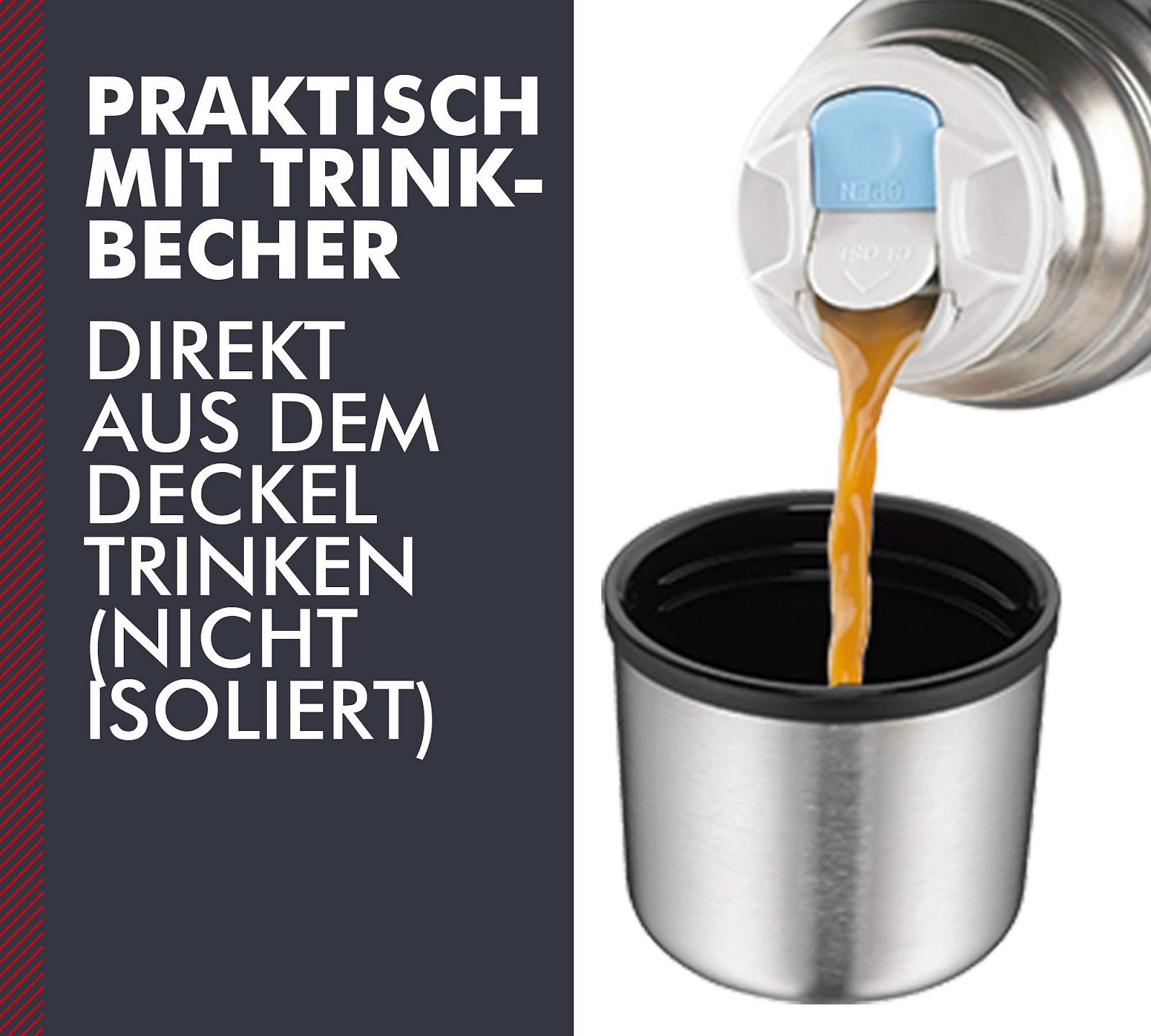 Термос Thermos Light and Compact 4019.205.050 0.5 л Матова нержавіюча сталь, фото №4 Термос Thermos Light and Compact 4019.205.050 0.5 л Матова нержавіюча сталь, фото №4