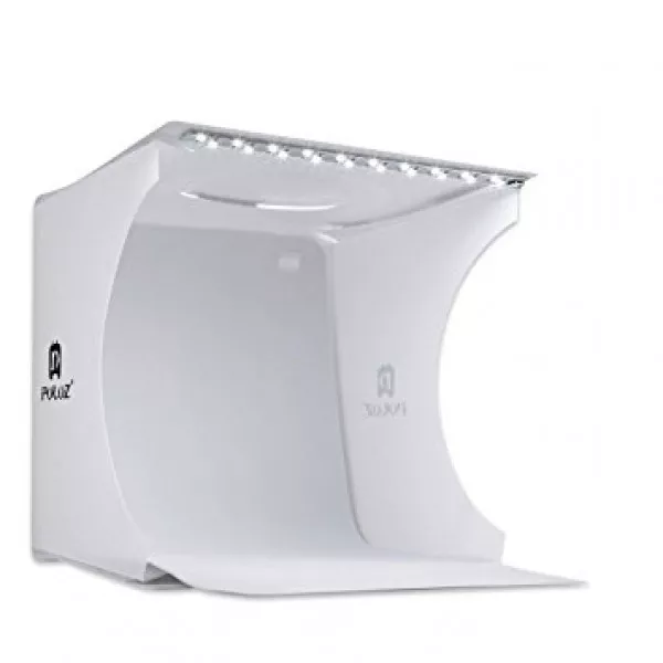 Световой лайт бокс для макросьемки Puluz PU5022 с 2x LED подсветкой 24х23х22 см SUN0116, фото №1