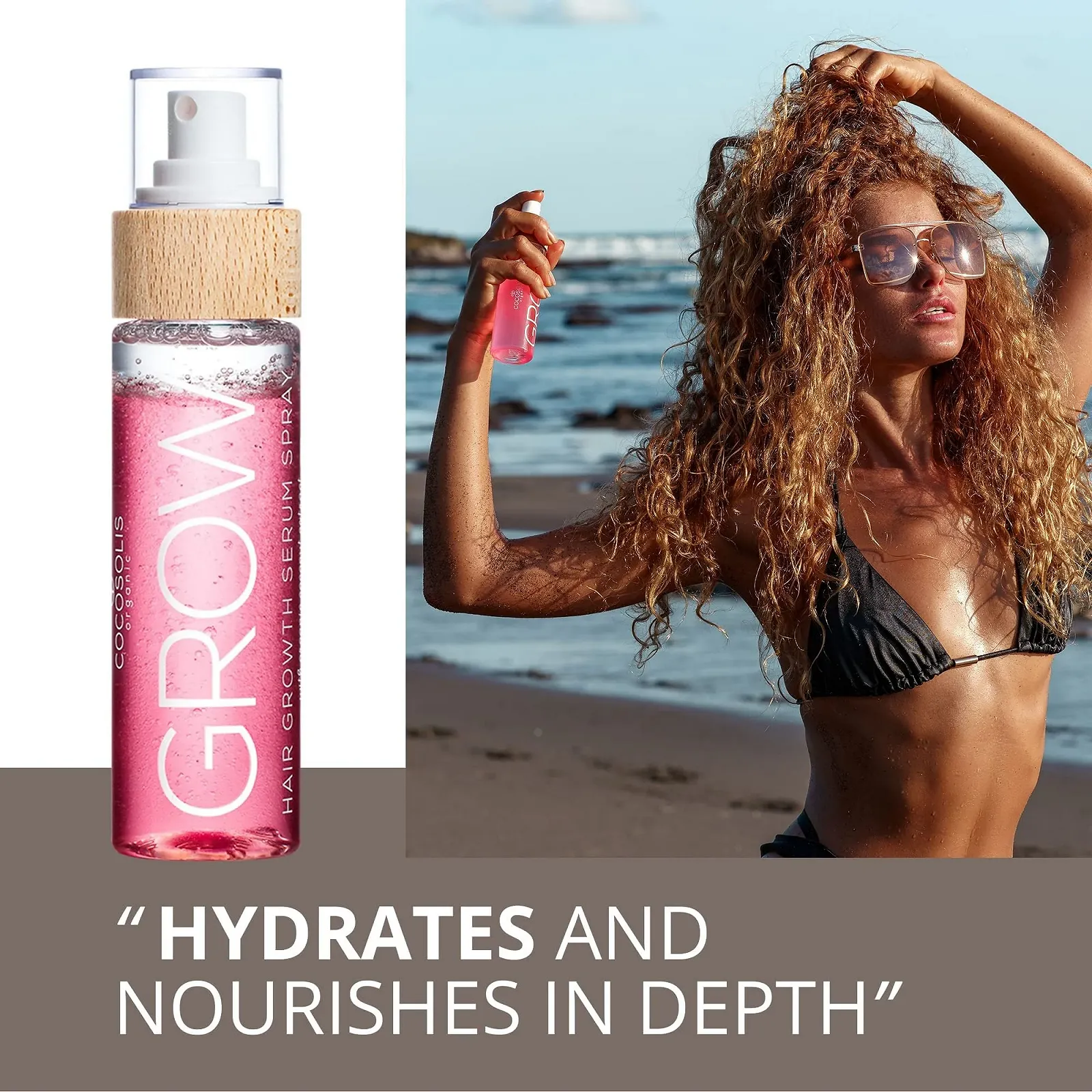 Спрей-сироватка для швидкого росту волосся COCOSOLIS Grow, фото №4