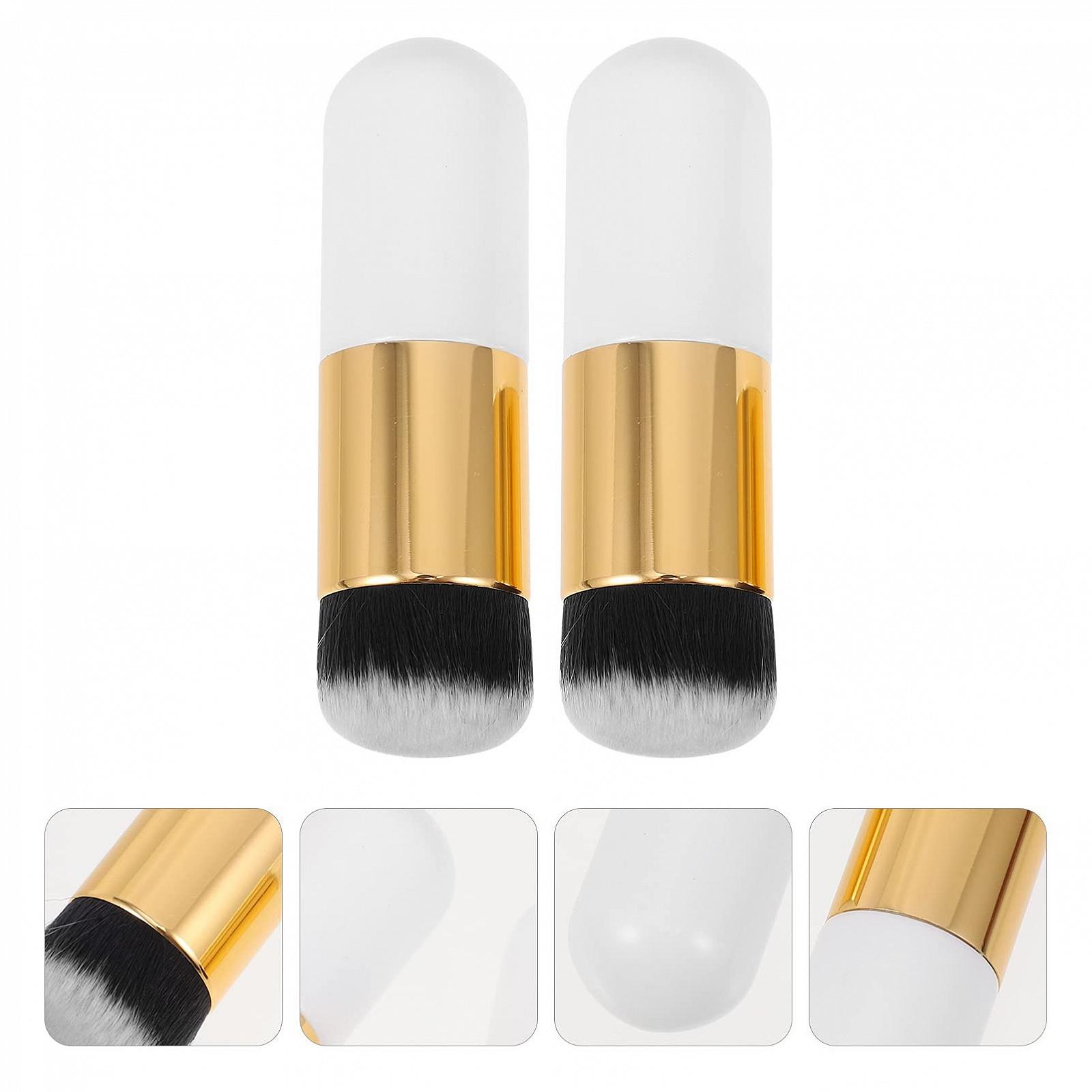 Кисть Для Макияжа Beaupretty Foundation Rougepinsel Профессиональная Foundation Pinsel Puderpinsel Eyeliner Pinsel Дорожный Пластик Конический Набор Белый, фото №6
