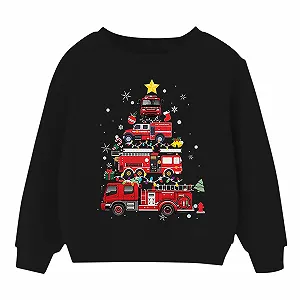 Джемпер Christmas для мальчиков, рождественский свитшот с длинными рукавами, теплый, с рождественскими мотивами, праздничный, повседневный, для мальчиков synthetic.ua - Фото 1