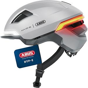 Шолом велосипедний ABUS HYP-E з переднім, заднім і миготливим ліхтарем для E-Bike та S-Pedelec, для молоді та дорослих - Фото 1