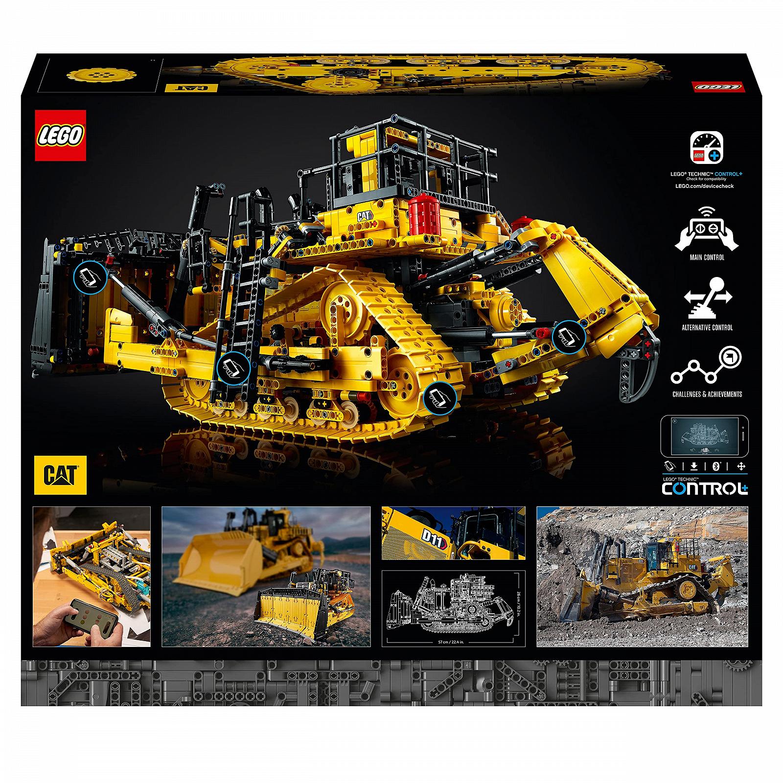 Конструктор Lego Technic 42131 з дистанційним керуванням дорожній каток Cat D11 Bulldozer для дорослих RC Car, фото №8